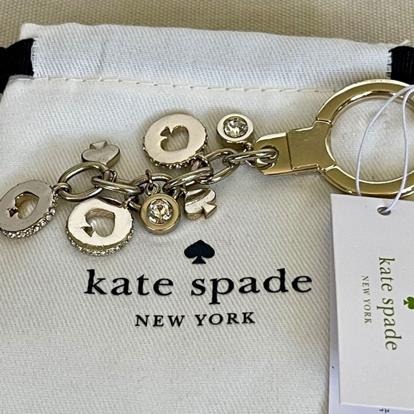 Kate Spade | NEW Pave Spade Charm Key Chain - Picture 3 of 5